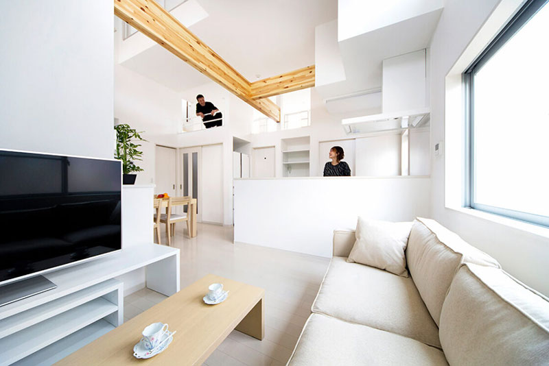 土岐市のスキップフロアの家